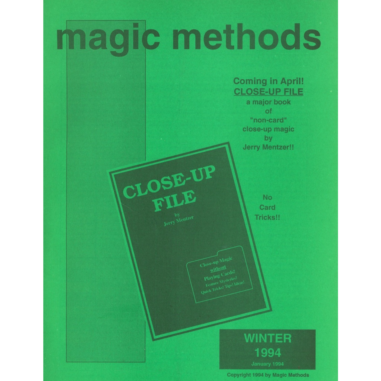 Magic Methods Winter 1994