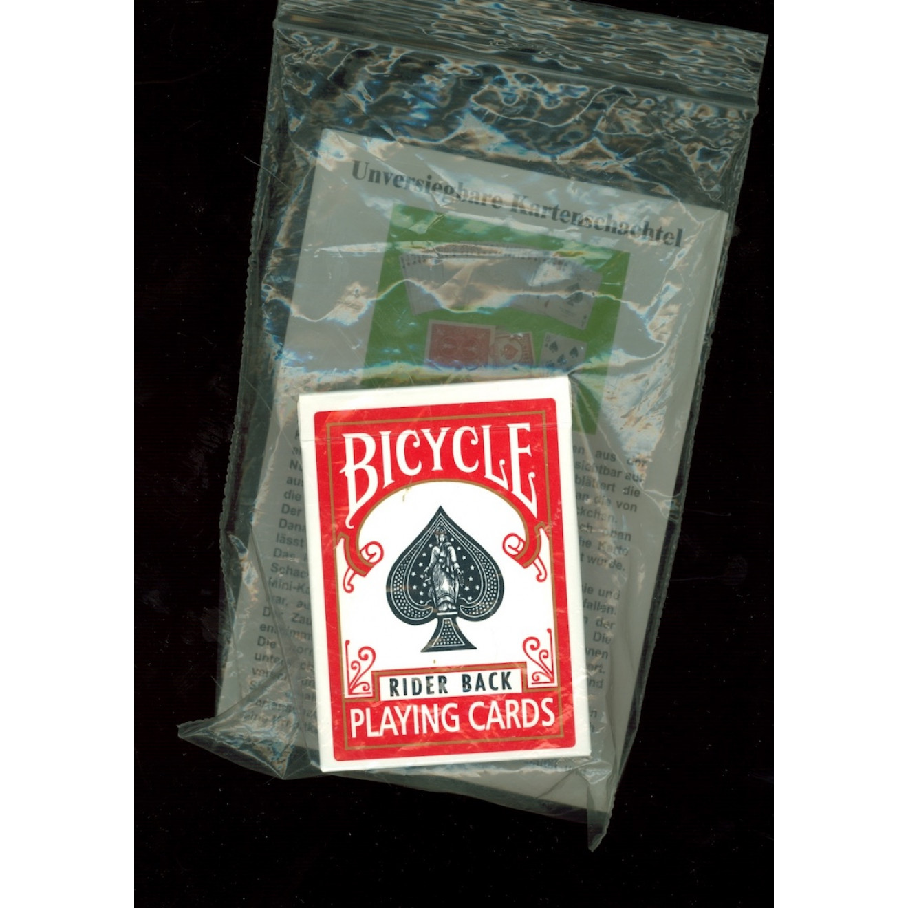 Unversiegbare Kartenschachtel (Bicycle rot)
