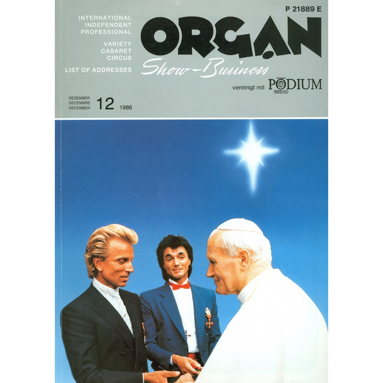 Organ. Dezember 1986