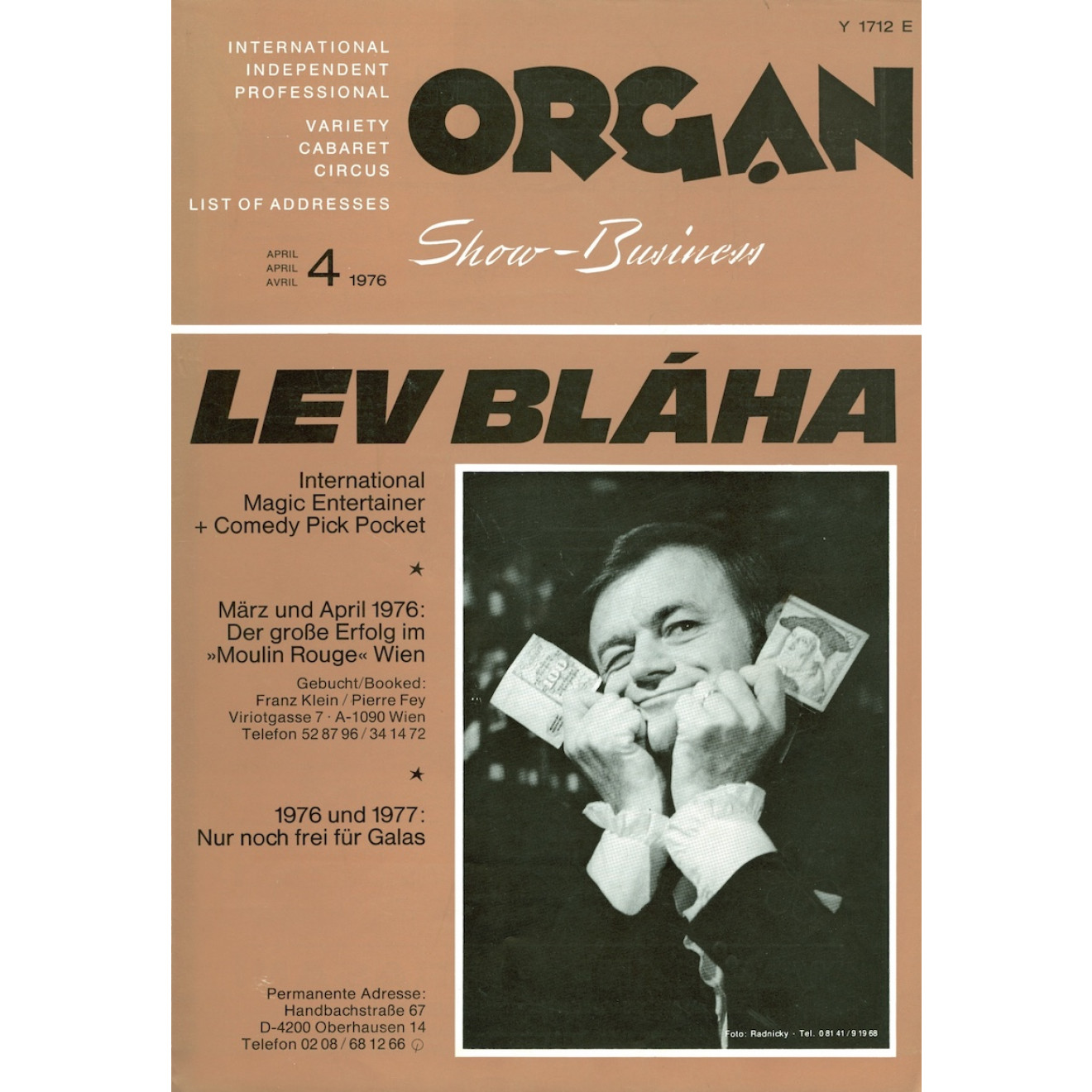 Organ. April 1976