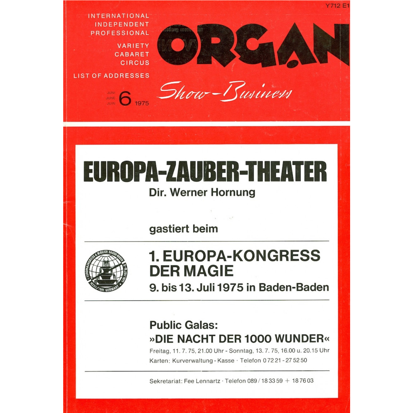 Organ. Juni 195