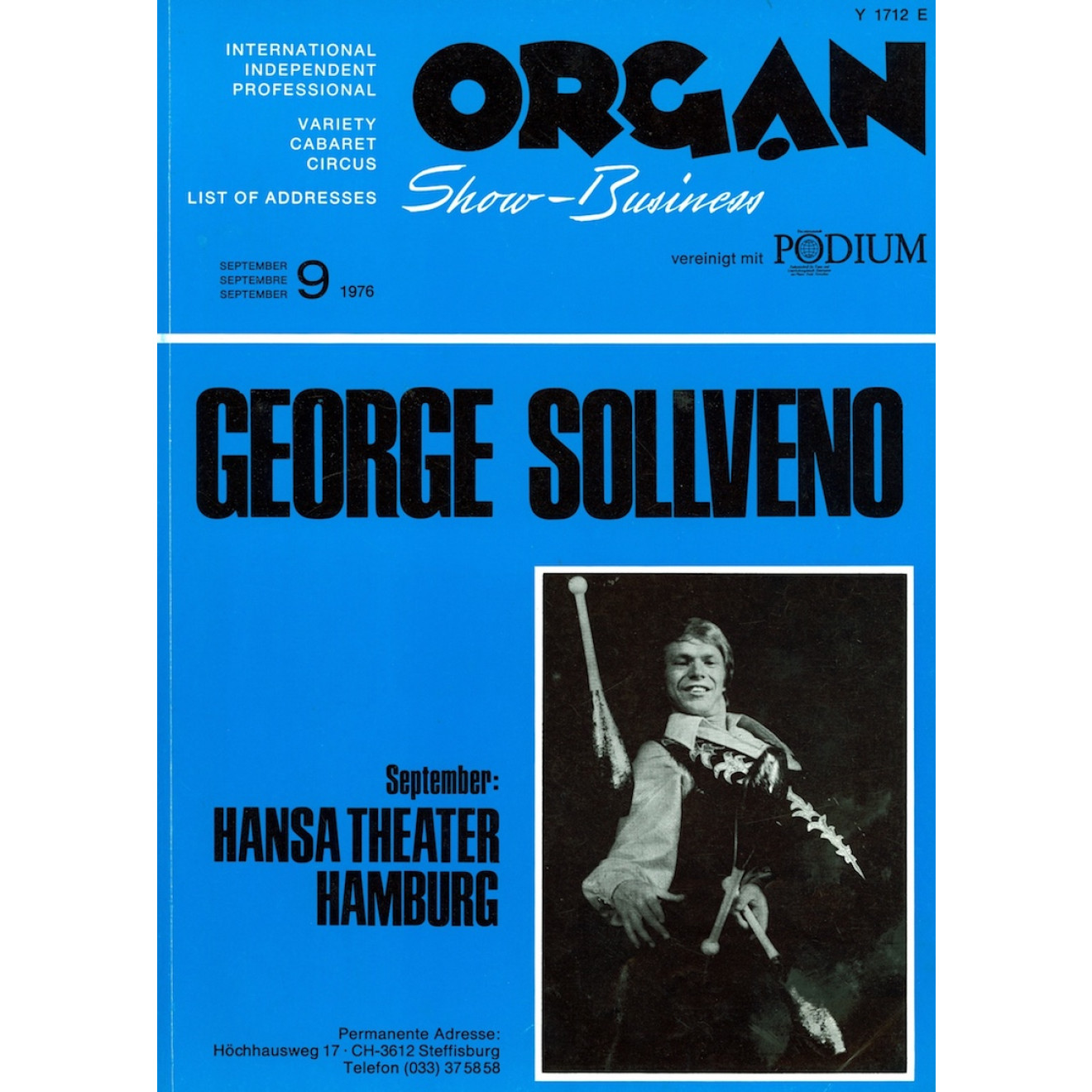 Organ. September 1976