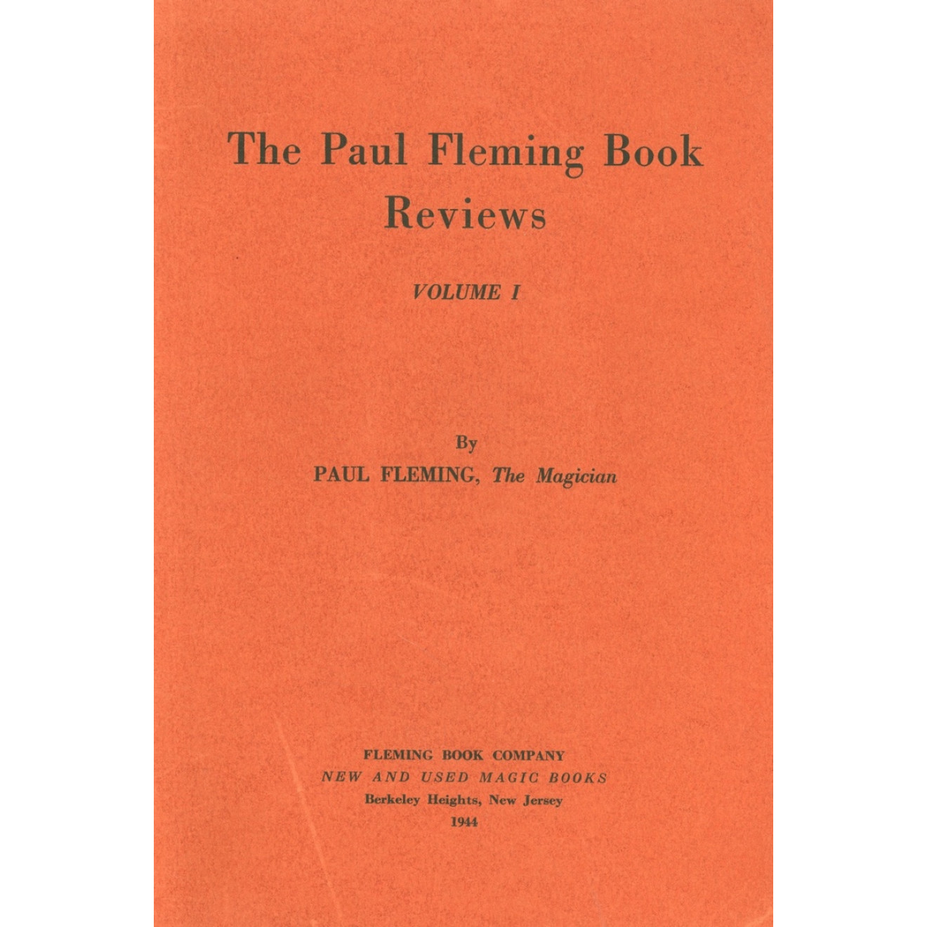 The Paul Fleming Book Reviews, Volume 1