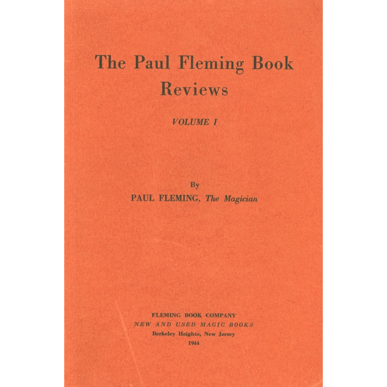 The Paul Fleming Book Reviews, Volume 1