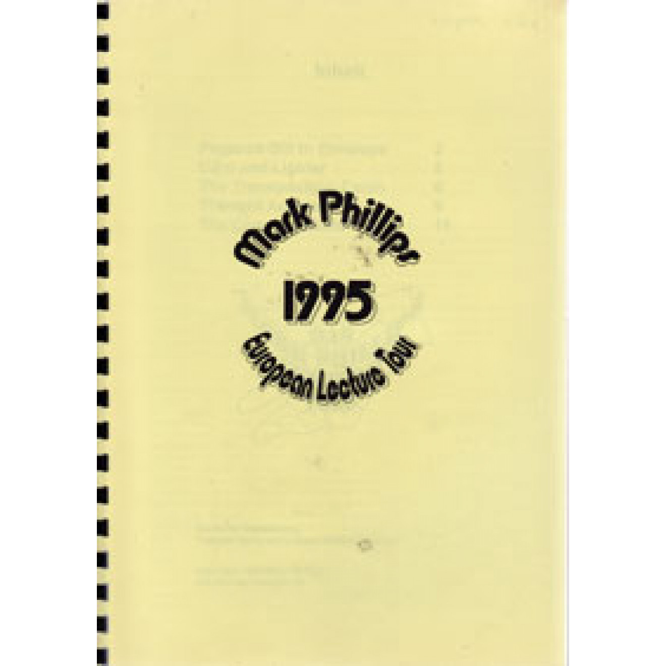 Das Mark Phillips Seminar 1993