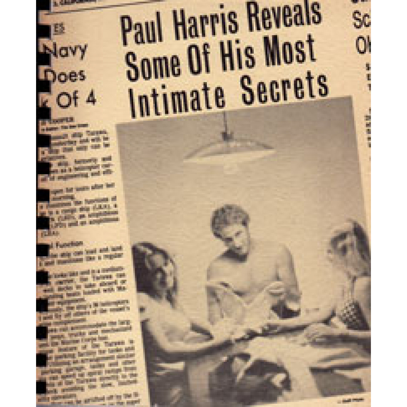 Paul Harris Reveals Some of His Most Intimate Secrets