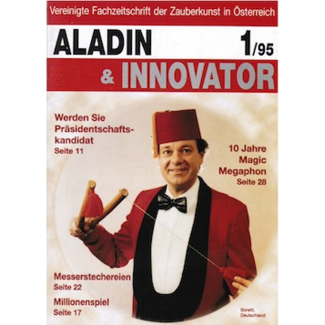 Aladin & Innovator, Jahrgang 1995 (gelocht)