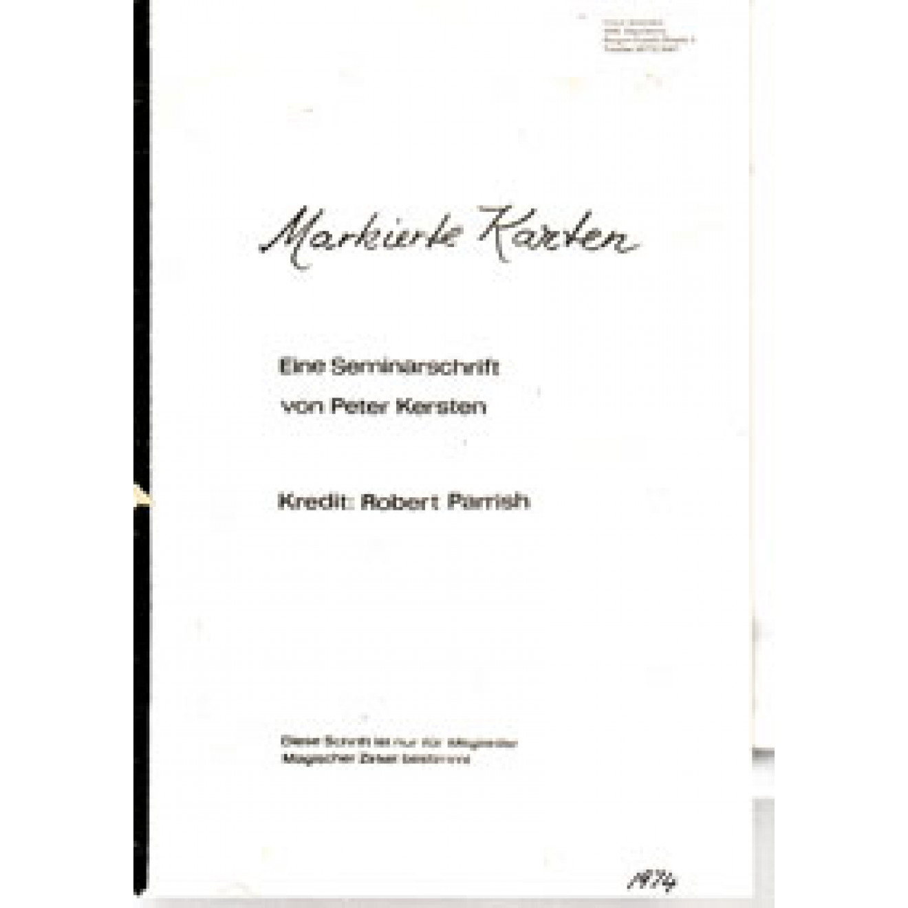 Markierte Karten
