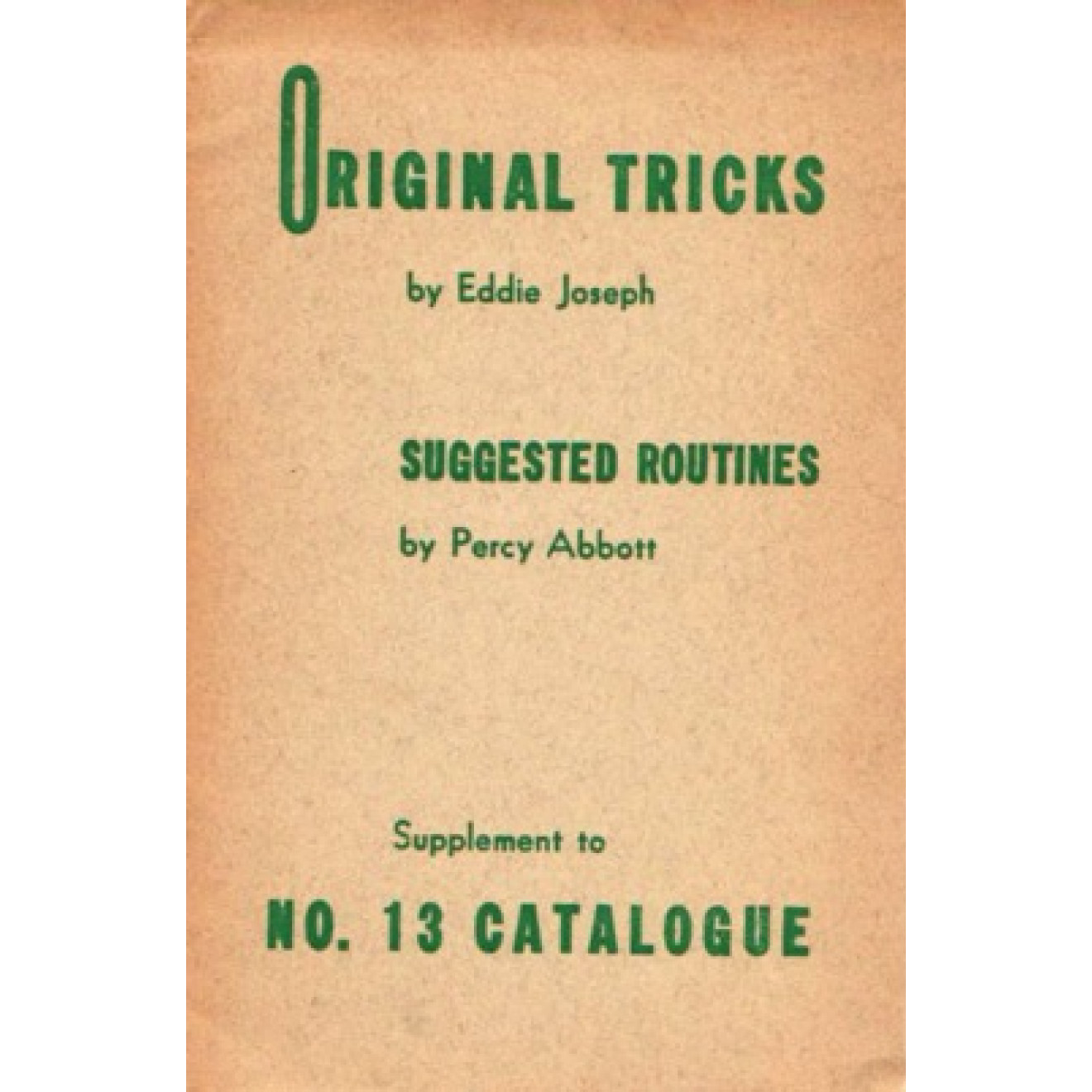 Original Tricks