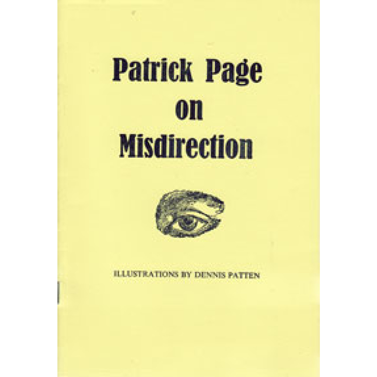 Patrick Page on Misdirection