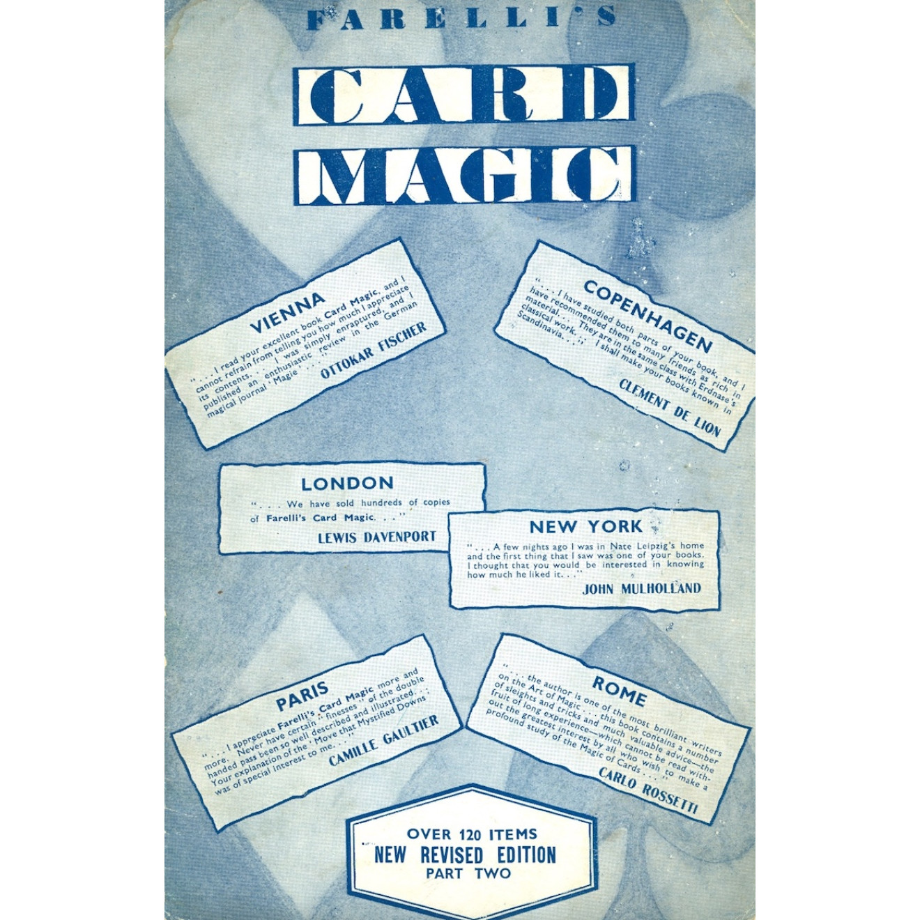 Farelli's Card Magic Part Two