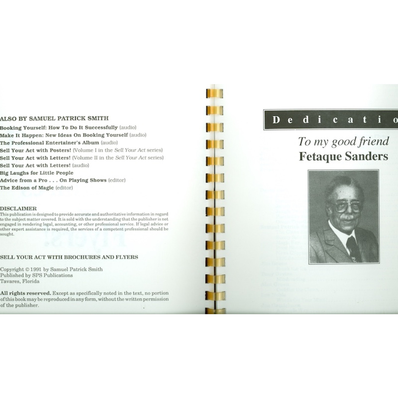Sell Your Act with Brochures and Flyers