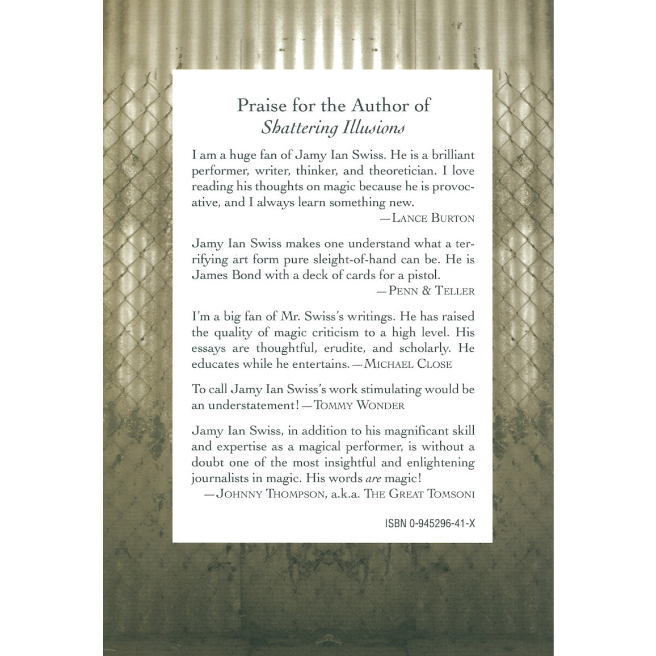 Shattering Illusions: Essays on the Ethics, History, and Presentation of Magic