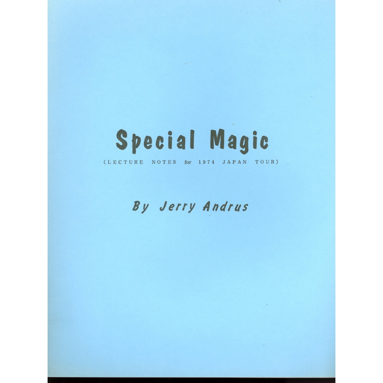 Special Magic