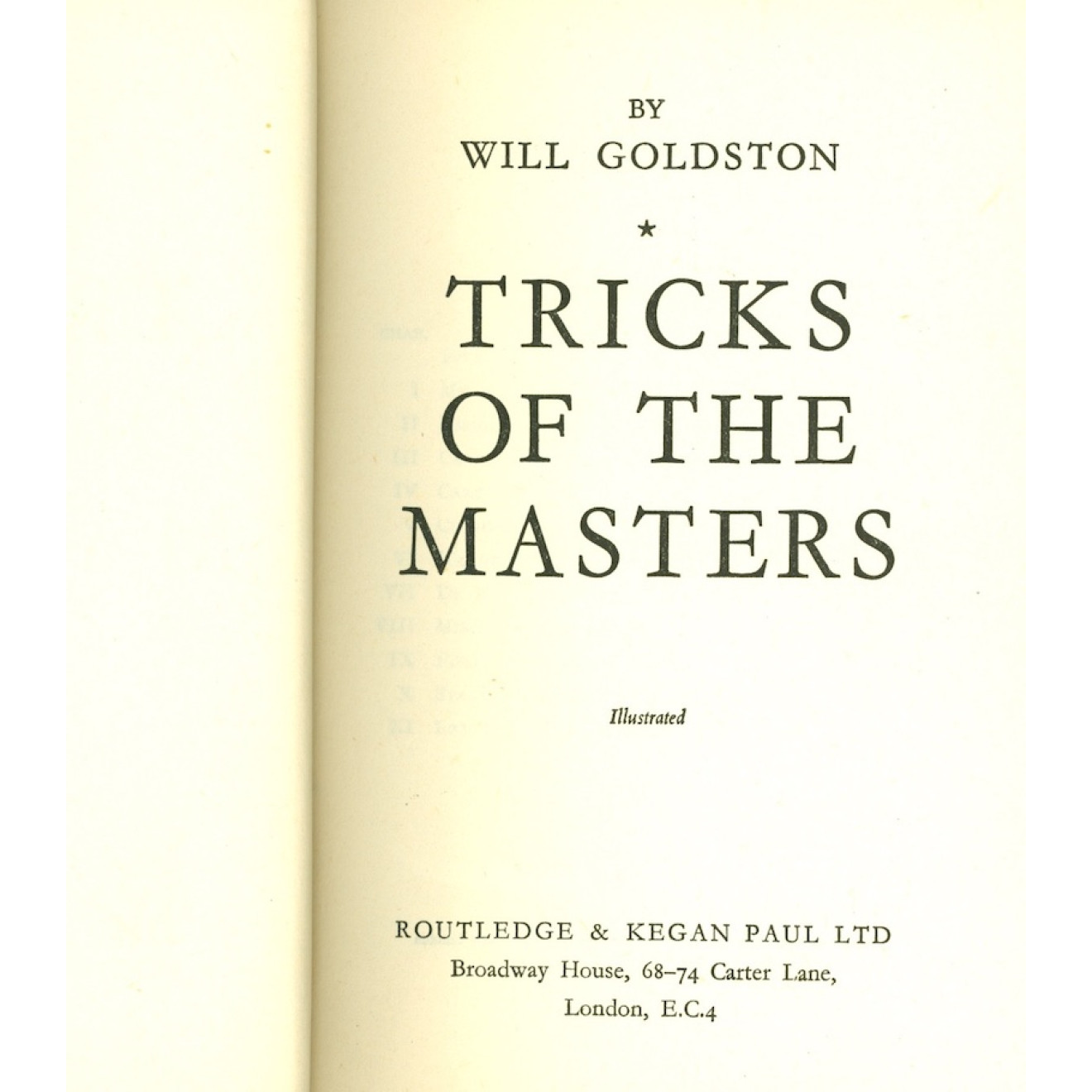 Tricks of the Masters (o. Umschlag)