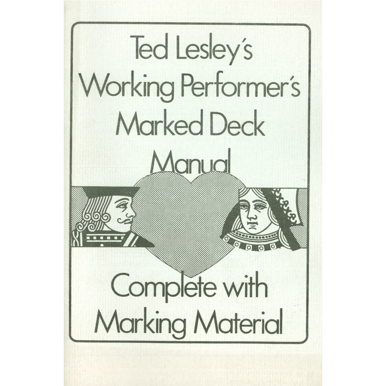 Ted Lesley's Working Performer's Marked Deck Manual