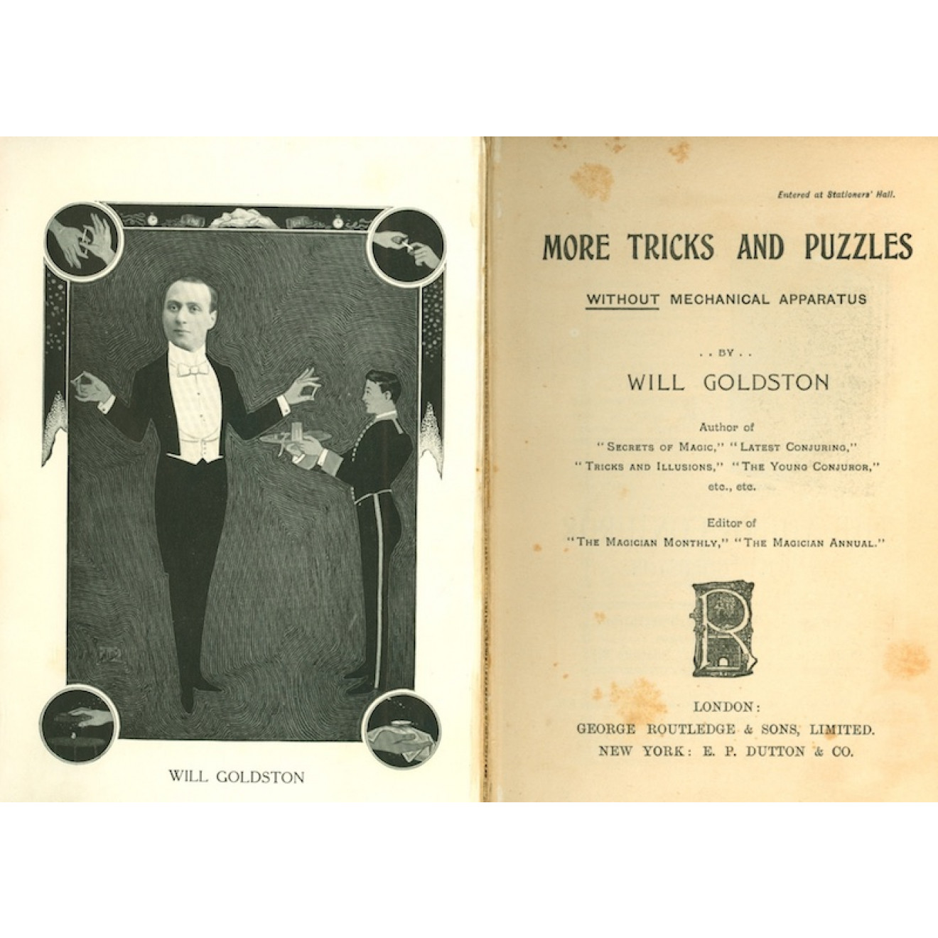 More Tricks and Puzzles without Mechanical Apparatus