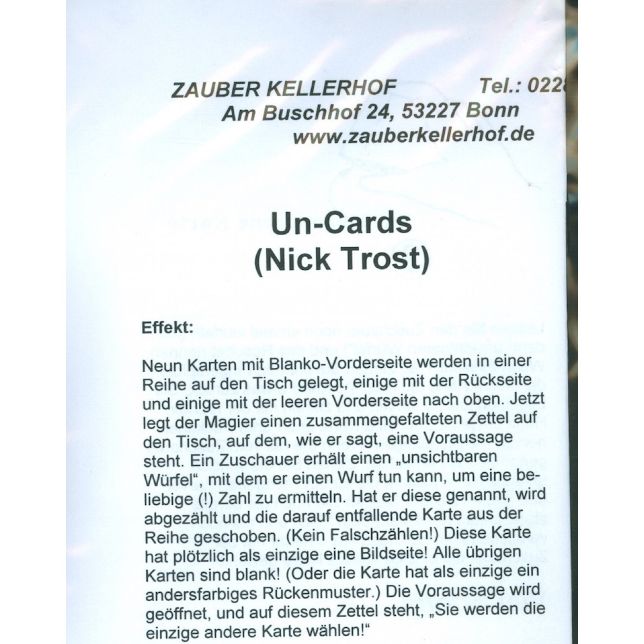 Un-Cards