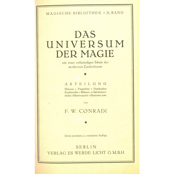 Das Universum der Magie, Magische Bibliothek, 21. Band (geb.)