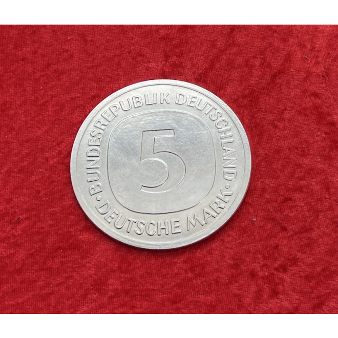 Riesenmünze 5 DM (7,5 cm Durchmesser)