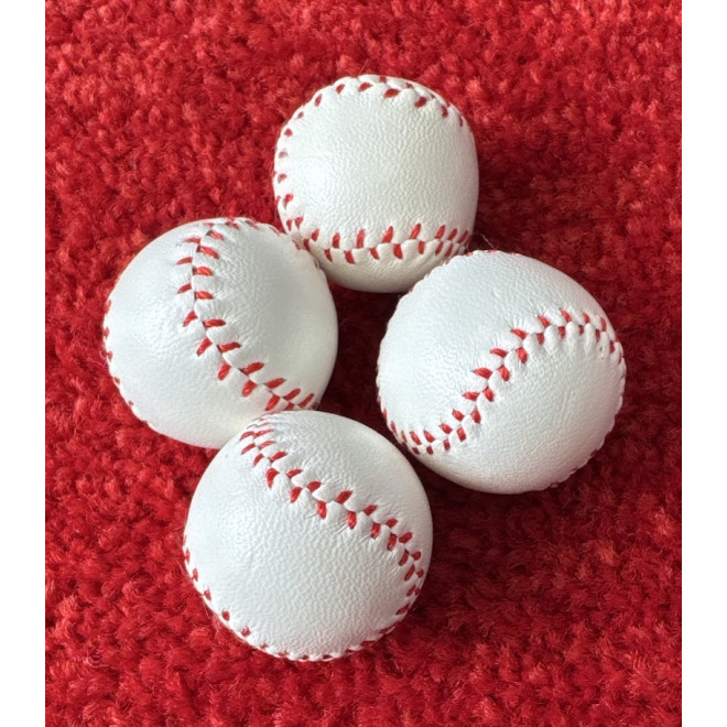Baseball - Becherspiel - Bälle / 4 Stück / 1 magnetisch