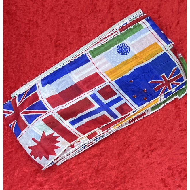 Seidenstreamer "Kleine Nationalflaggen"