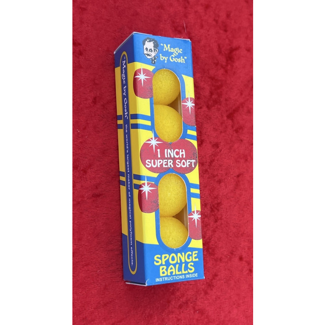 1 Inch Super Soft Sponge Balls (gelb)