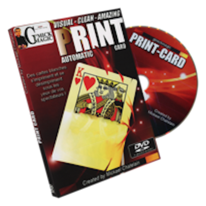 Print Automatic Card (DVD & Gimmick)