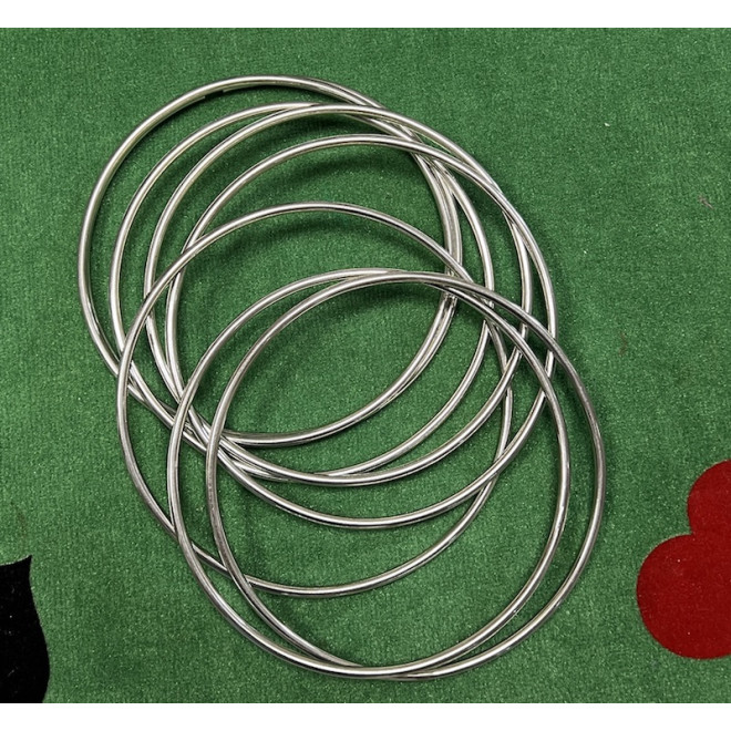 8er Ringspiel 26 cm, Durchmesser, verchromt