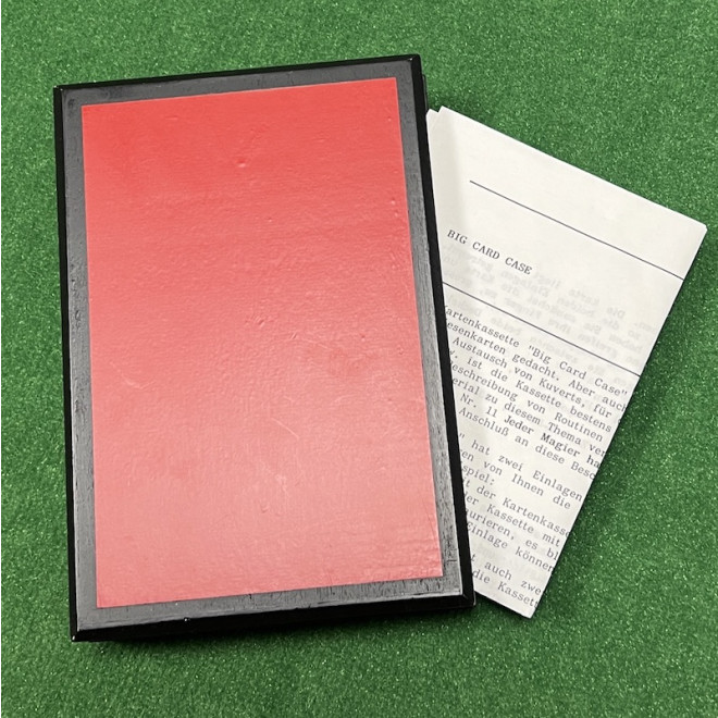 Riesenkarten-Kassette rot