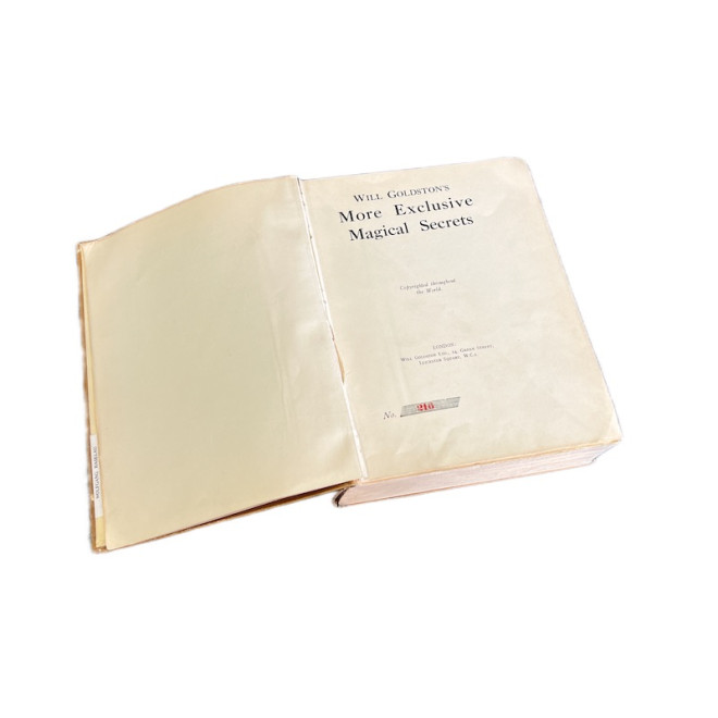 Will Goldston's More Exclusive Magical Secrets