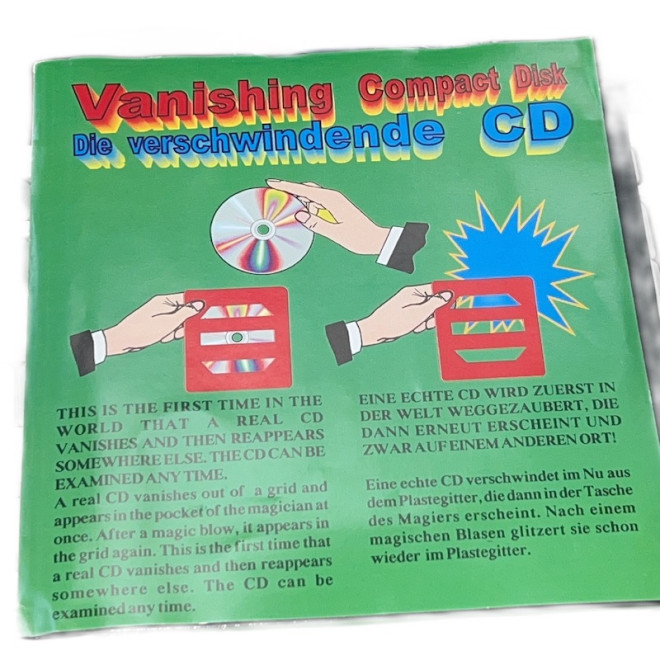 Vanishing Compact Disk / Die verschwindende CD