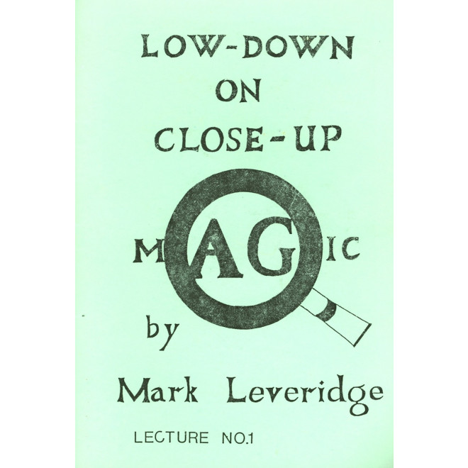 Low-Down on Close-Up Magic