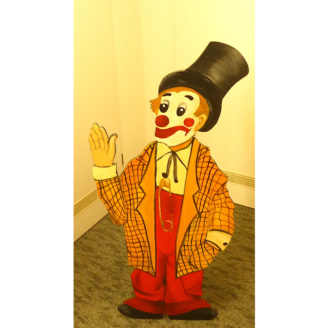 Bühnenaufsteller "Clown"