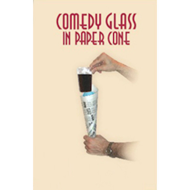 Comedy Glass In Paper Cone