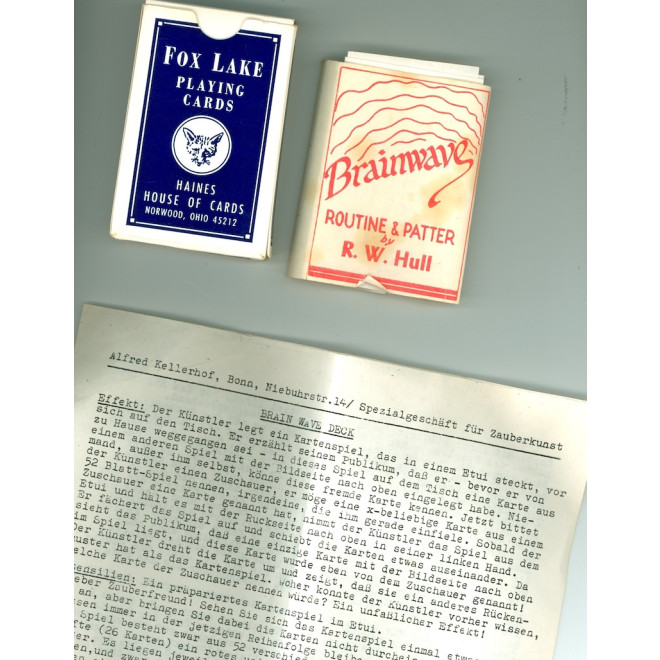 Brainwave Deck (Routine & Patter by R.W. hull)