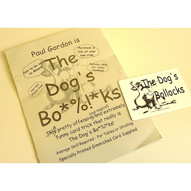Paul Gordon is 'The Dog's Bollocks'