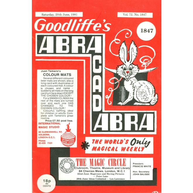 Abracadrabra, 72. Jahrgang