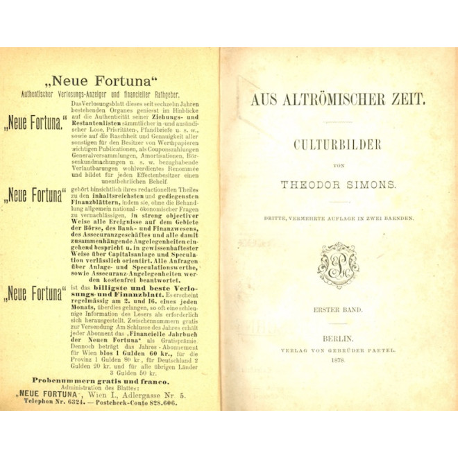 Aus altrömischer Zeit