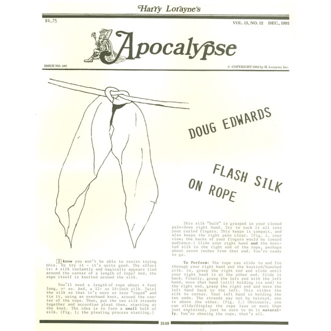 Apocalypse, Vol. 15 (1992)