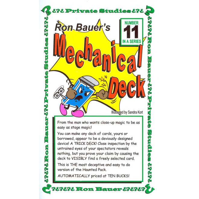 Ron Bauer's Mechanical Deck. Private Studies #11