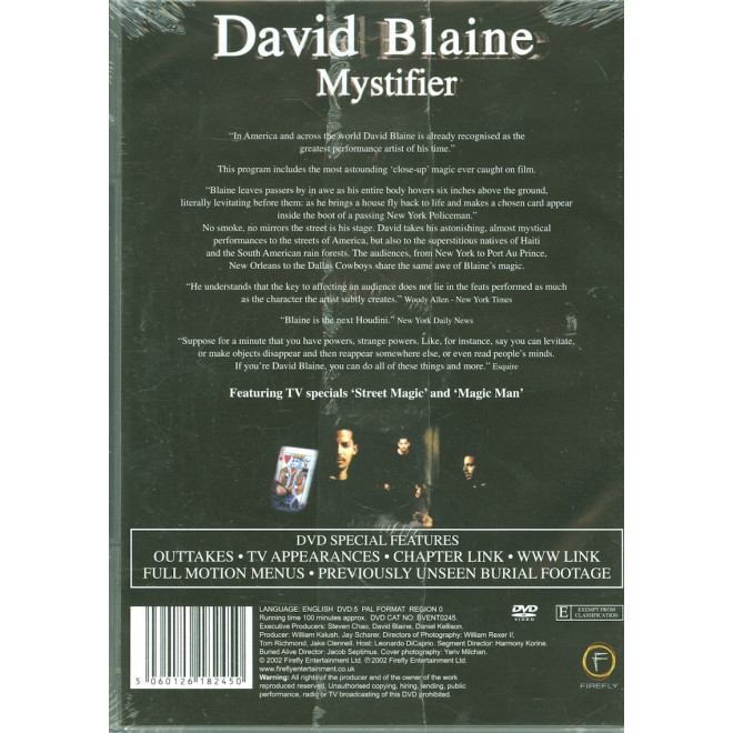 Mystifier by David Blane (DVD)
