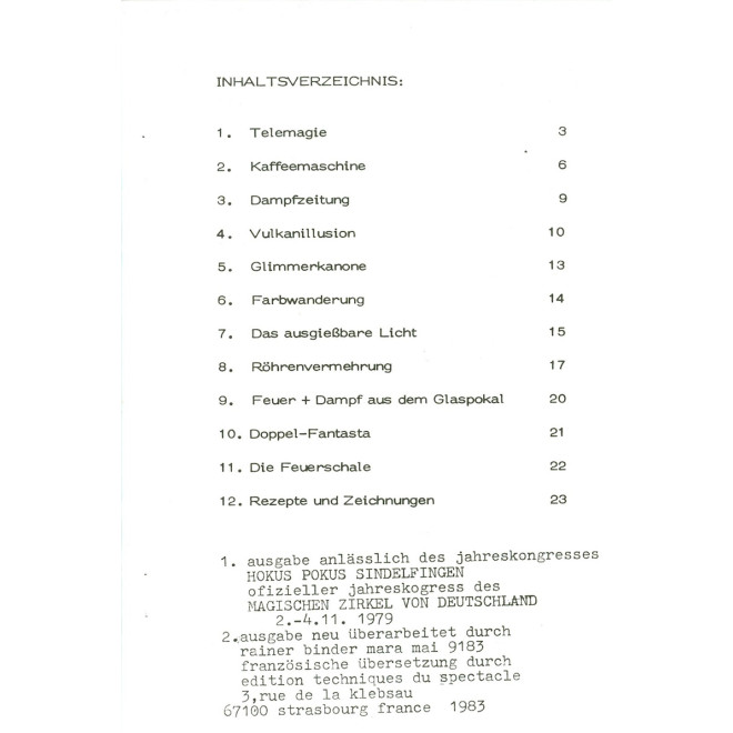 Feuer - Dampf + Licht mara book 1