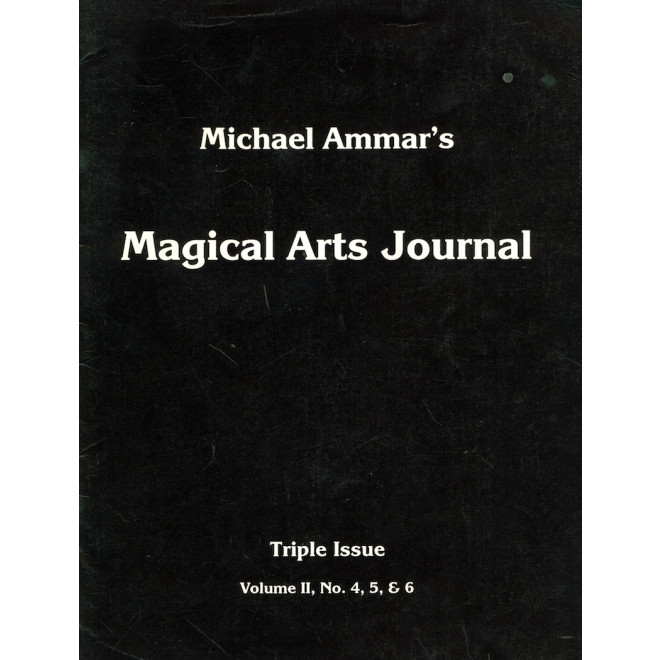 Magical Arts Journal - Triple Issue Volume II, No. 4,5 & 6