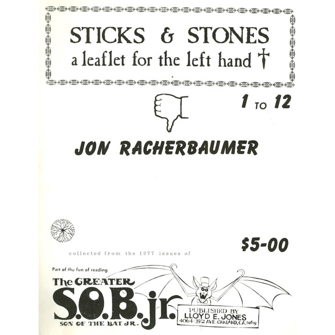 Sticks & Stones - a leaflet for the left hand Vol. I (1 to 12)