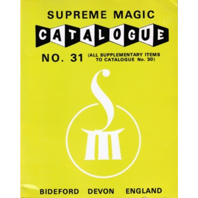 Supreme Magic Catalogue No.31