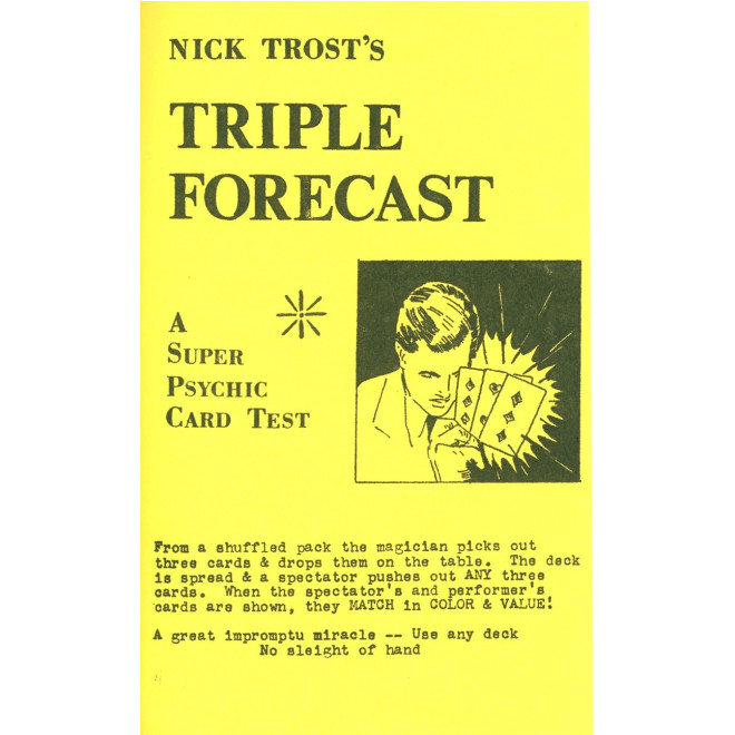 Nick Trost's Triple Forcast (Booklet)