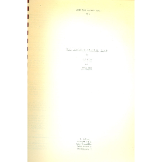 "Das unzertrennliche Paar" und "Lotto"