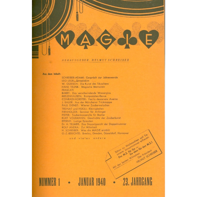 Magie, Jahrgang 1940 (gebunden)