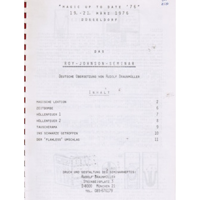 Das-Roy-Johnson-Seminar 1976